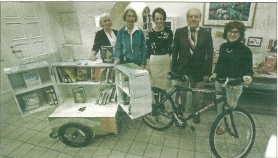 Tony Odierna Donates Book Bike